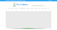 Desktop Screenshot of life-in-balance.com.au