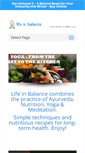Mobile Screenshot of life-in-balance.com.au